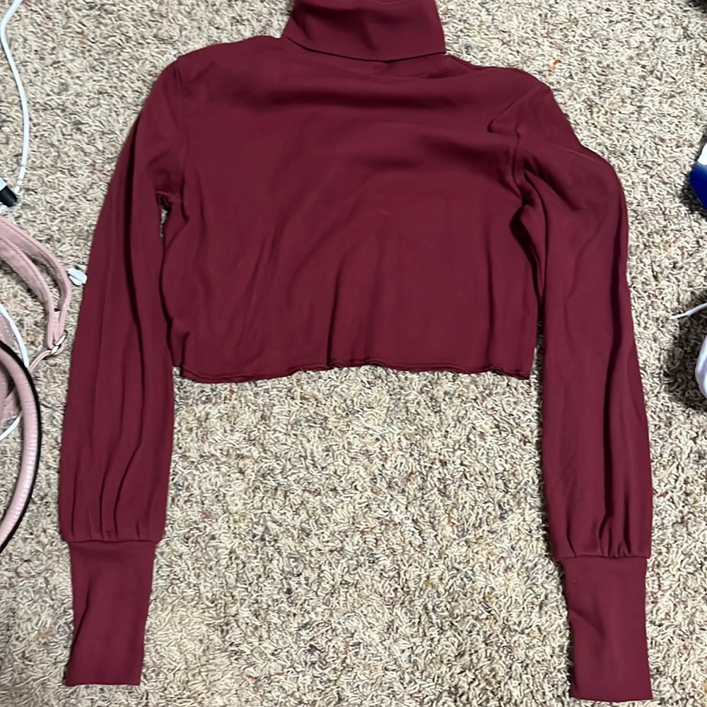 Forever 21 Cropped long sleeve turtleneck